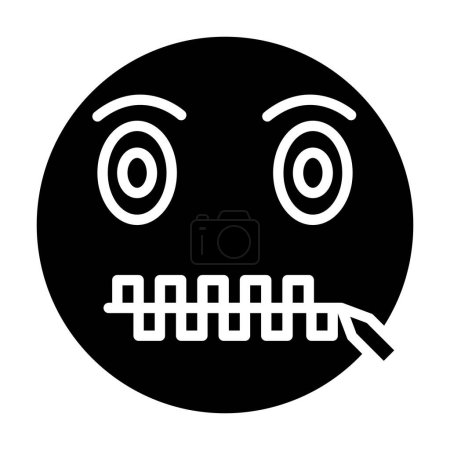 Illustration for Face mask icon, vector illustration - Royalty Free Image