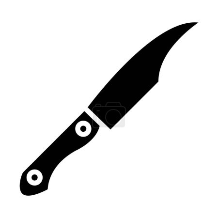 Illustration for Knife. web icon simple illustration - Royalty Free Image
