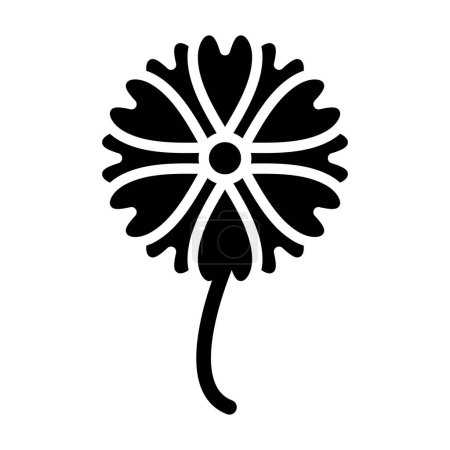 Téléchargez les illustrations : Illustration vectorielle icône fleur - en licence libre de droit