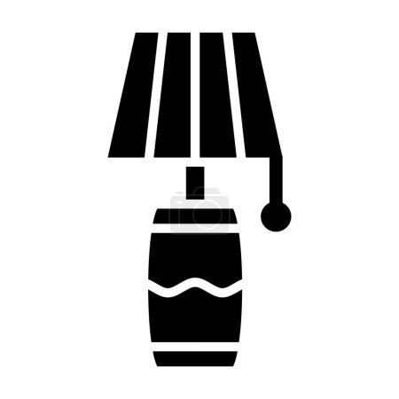 Téléchargez les illustrations : Icône lampe illustration vectorielle - en licence libre de droit