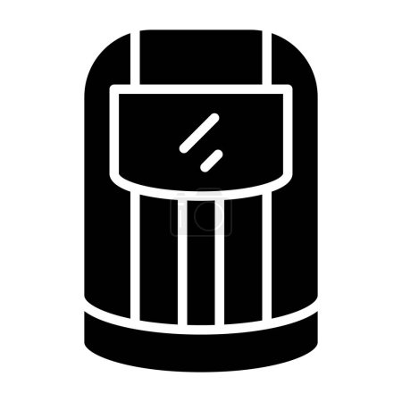 Téléchargez les illustrations : Icône de réservoir d'essence. illustration simple des icônes vectorielles de baril de pétrole pour le web - en licence libre de droit