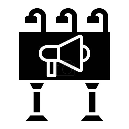 Téléchargez les illustrations : Icône vectorielle de haut-parleur icônes de contour de course modifiables pour web et mobile - en licence libre de droit
