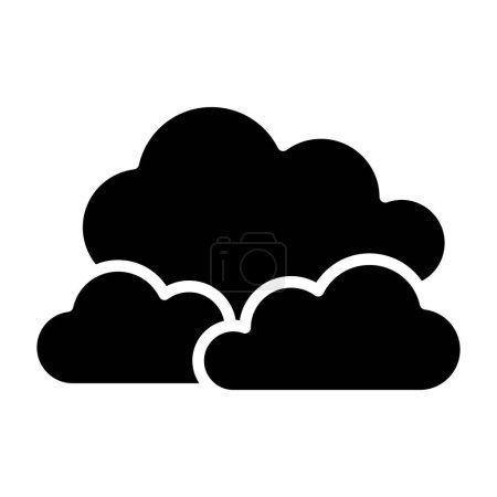 Téléchargez les illustrations : Illustration vectorielle d'icône de cloud computing - en licence libre de droit