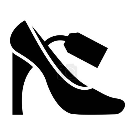 Ilustración de Icono del zapato vector ilustración - Imagen libre de derechos