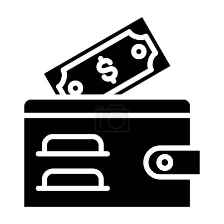 Illustration for Money. web icon simple illustration - Royalty Free Image