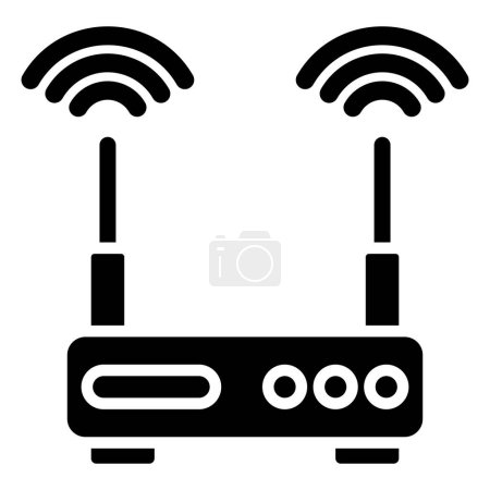 Ilustración de Router. icono web ilustración simple - Imagen libre de derechos