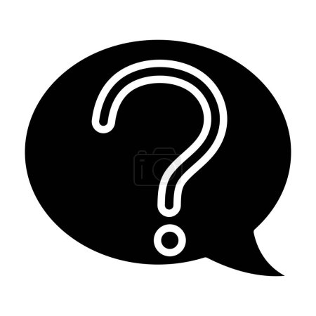Illustration for Question mark. simple illustration - Royalty Free Image