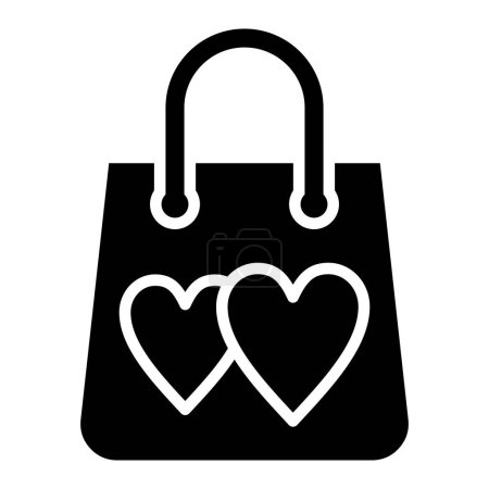 Illustration for Shopping bag. simple design - Royalty Free Image