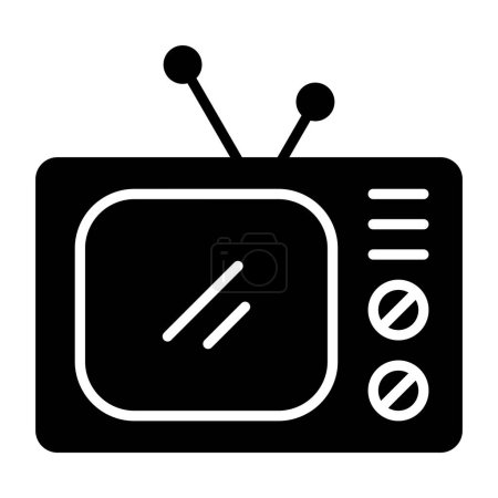 Ilustración de Televisión. icono web ilustración simple - Imagen libre de derechos