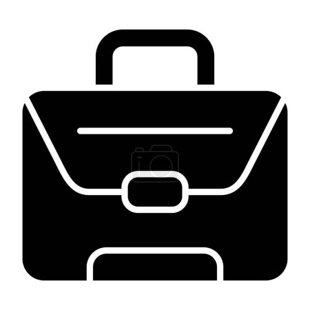 Ilustración de Icono del maletín, ilustración vectorial - Imagen libre de derechos