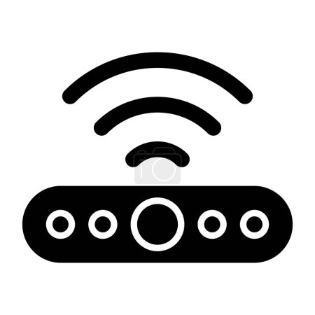 Ilustración de Wifi. icono web ilustración simple - Imagen libre de derechos