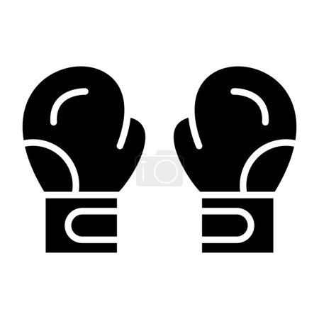 Illustration for Boxing gloves icon. outline sport equipment vector icons for web design isolated on white background - Royalty Free Image