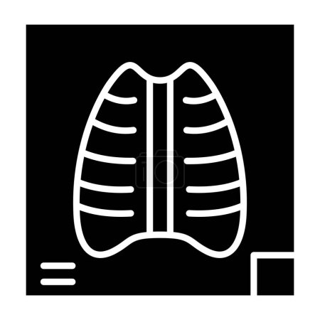 Illustration for Lungs. web icon simple illustration - Royalty Free Image