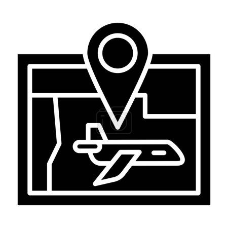Illustration for Location. web icon vector illustration - Royalty Free Image