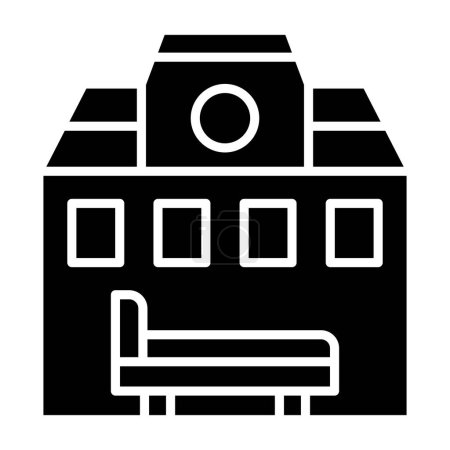 Illustration for Building. web icon simple design - Royalty Free Image
