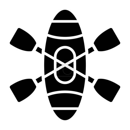 Illustration for Black rocket icon on white background - Royalty Free Image