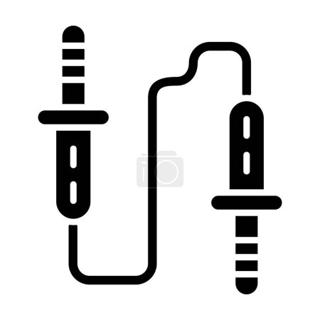 Illustration for Usb icon vector isolated on white background for your web and mobile app design, microphone logo concept - Royalty Free Image