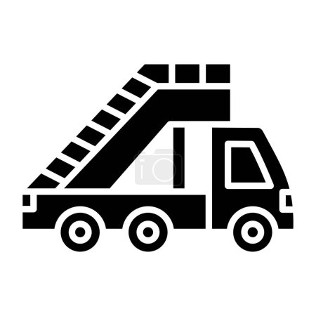 Illustration for Truck. web icon simple illustration - Royalty Free Image