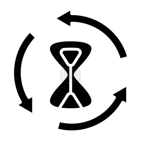 Illustration for Time management icon vector illustration - Royalty Free Image