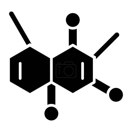 Illustration for Molecule. web icon simple illustration - Royalty Free Image