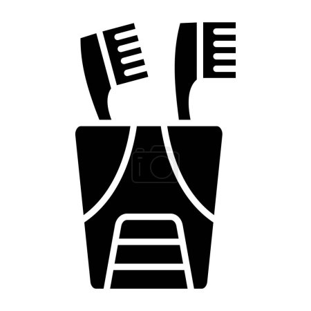 Ilustración de Peine icono vector aislado sobre fondo blanco, crema de pincel signo transparente, línea o elemento lineal, logotipo o - Imagen libre de derechos