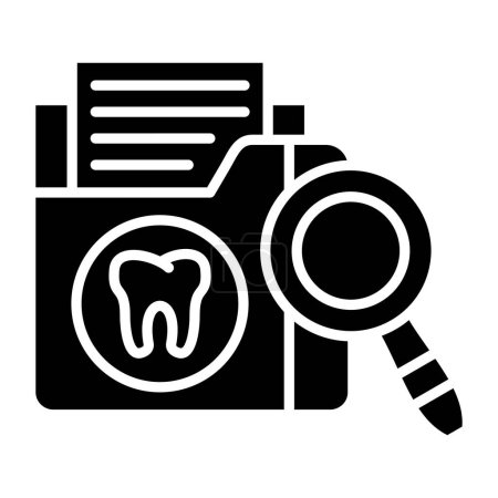 Téléchargez les illustrations : Illustration vectorielle icône soins dentaires et santé - en licence libre de droit