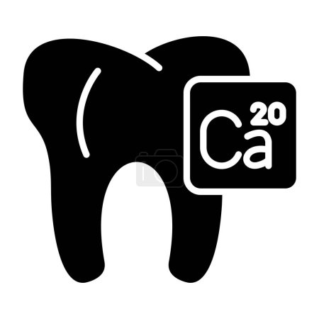 Téléchargez les illustrations : Illustration vectorielle d'icône de dent - en licence libre de droit
