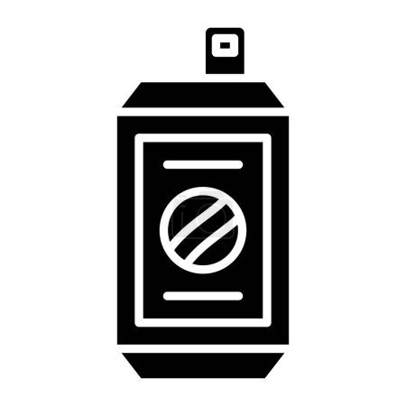 Téléchargez les illustrations : Cola Can icône web illustration simple - en licence libre de droit