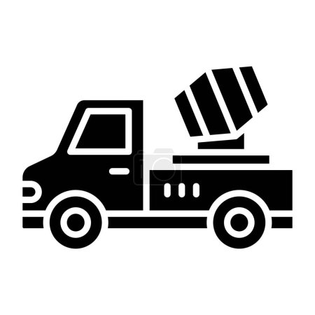 Illustration for Truck. web icon simple illustration - Royalty Free Image