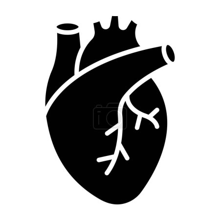 Illustration for Vector illustration of a heart icon - Royalty Free Image