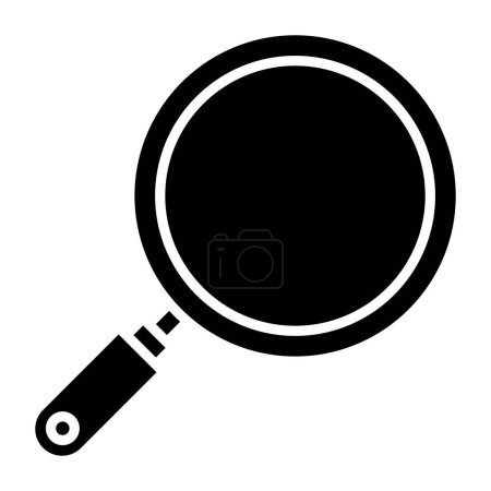 Illustration for Frying Pan web icon simple illustration - Royalty Free Image