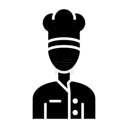 Illustration for Chef icon. vector illustration - Royalty Free Image