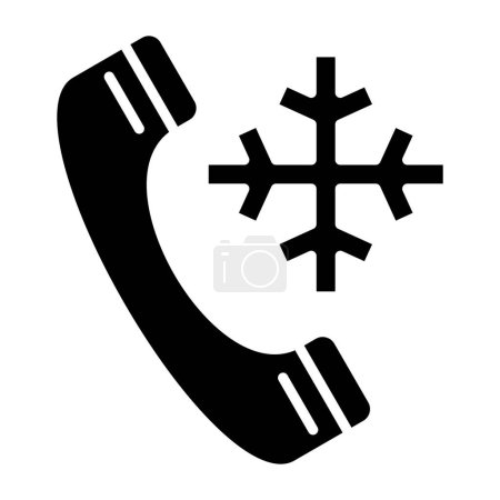 Illustration for Cold Calling icon vector illustration - Royalty Free Image