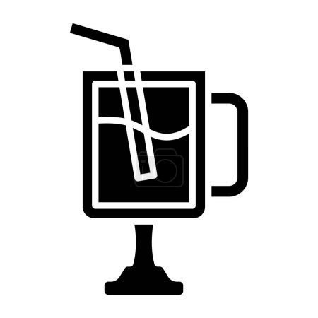 Illustration for Drink. web icon simple illustration - Royalty Free Image