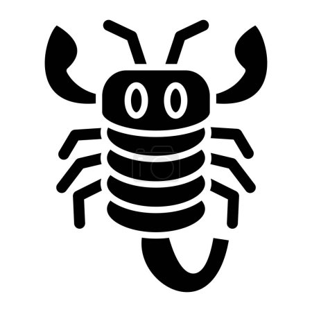 Illustration for Scorpion icon. simple illustration - Royalty Free Image