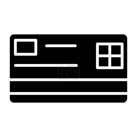 Illustration for Credit card icon vector illustration - Royalty Free Image