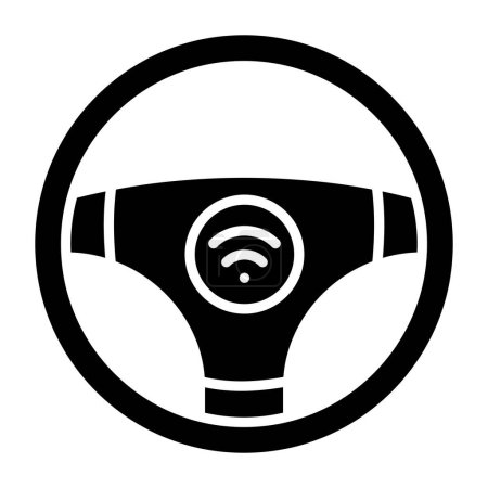 Illustration for Vector illustration of modern Autopilot icon - Royalty Free Image