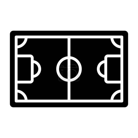 Illustration for Football. web icon simple illustration - Royalty Free Image