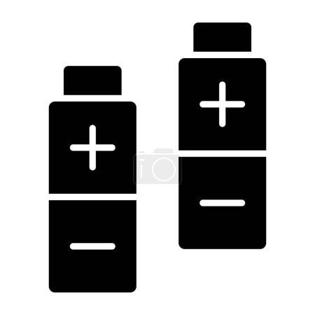 Ilustración de Extra Baterías icono vector ilustración - Imagen libre de derechos