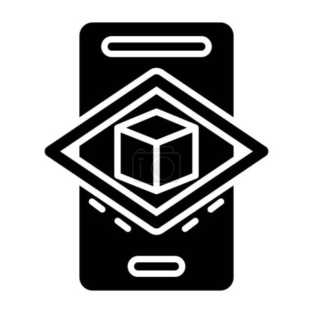 Illustration for Augmented Reality web icon simple illustration - Royalty Free Image