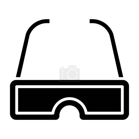 Illustration for VR web icon simple illustration - Royalty Free Image