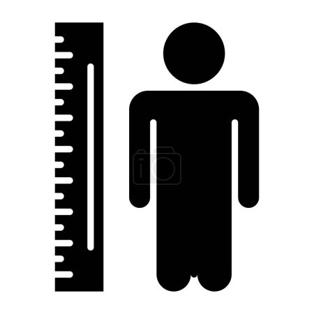 Illustration for Body Mass Index. web icon simple illustration - Royalty Free Image