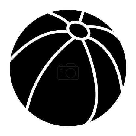 Illustration for Beach Ball icon vector illustration - Royalty Free Image
