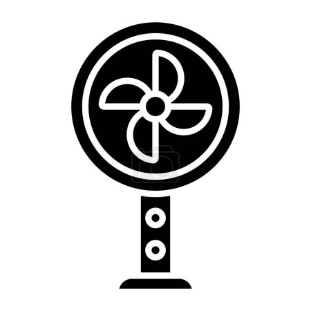 Ilustración de Icono del ventilador. ilustración vectorial - Imagen libre de derechos