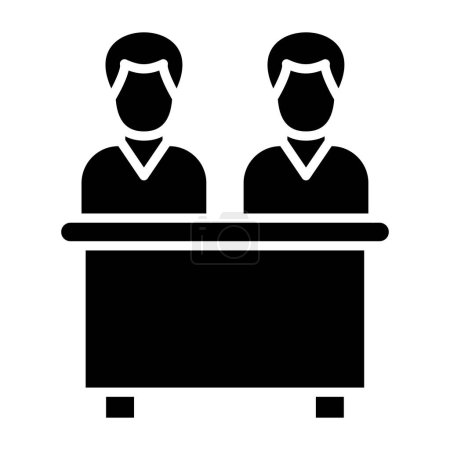 Illustration for Committee simple icon, vector illustration - Royalty Free Image
