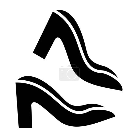 Illustration for Shoes. web icon simple illustration - Royalty Free Image
