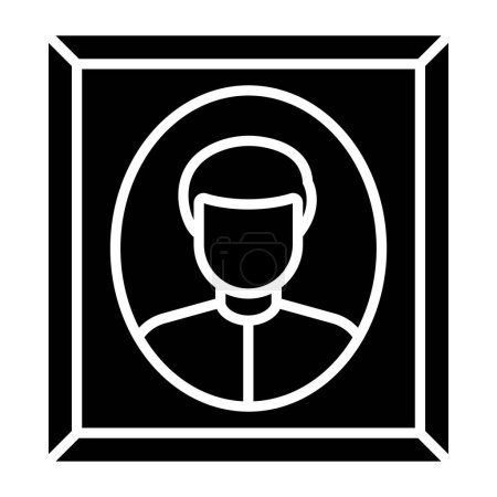 Ilustración de Ilustración vectorial de un icono de hombre - Imagen libre de derechos