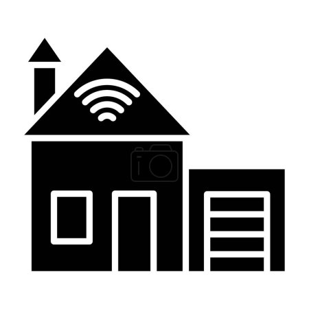 Ilustración de Smart Home icon, vector illustration - Imagen libre de derechos