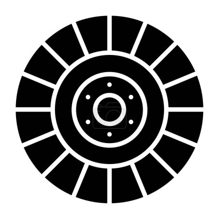 Vektor für Schleifmittel einfaches Symbol, Vektorillustration - Lizenzfreies Bild