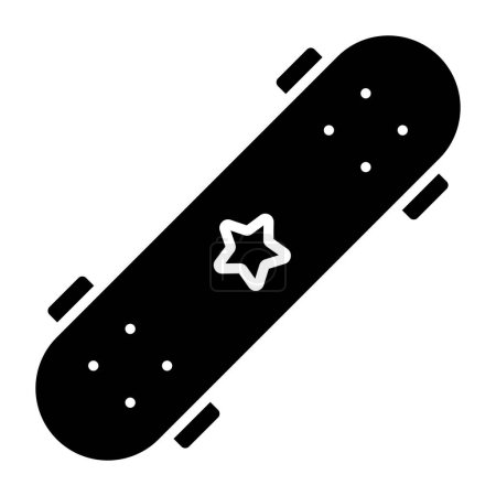 Illustration for Skateboard simple icon, vector illustration - Royalty Free Image